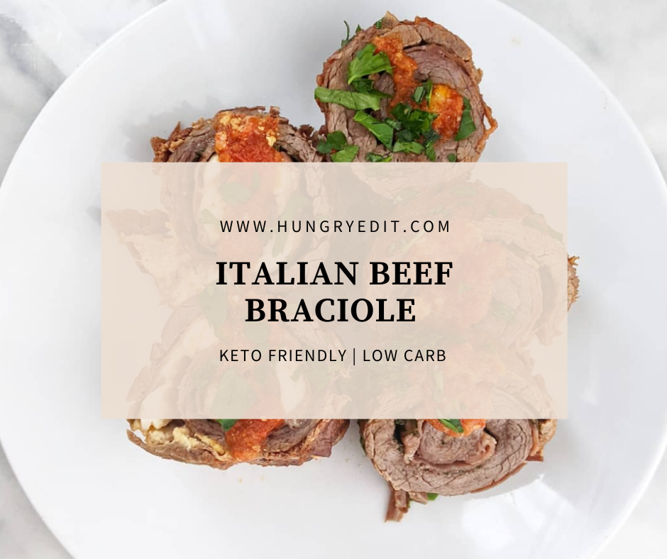 Keto Italian Beef Braciole 