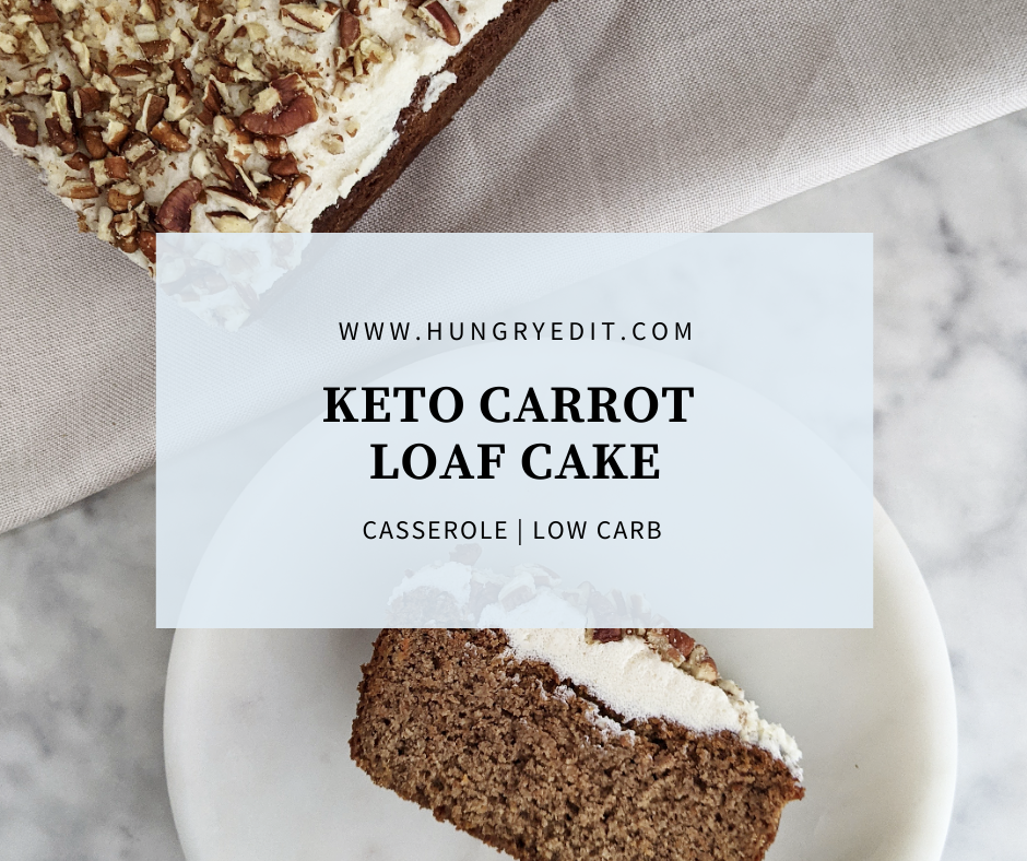 Keto Carrot Loaf Cake 