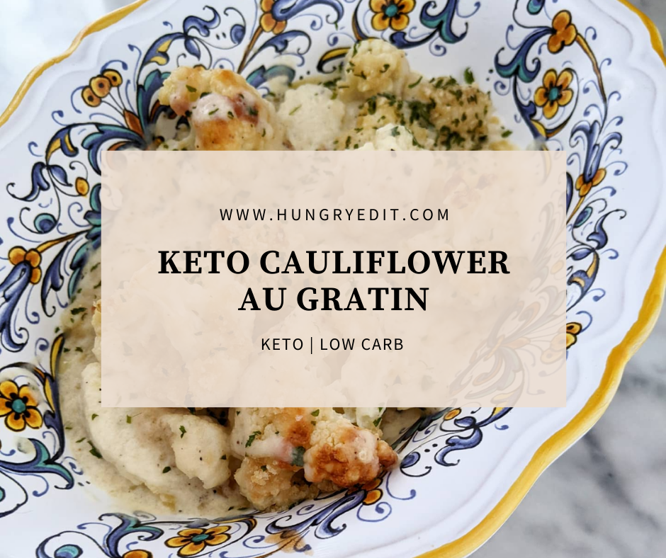 Keto Cauliflower Au Gratin