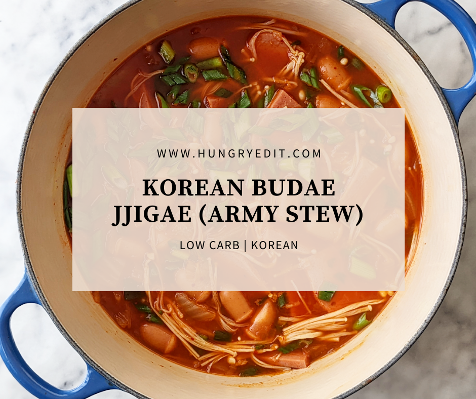 Low Carb Korean Budae Jjigae Army Stew