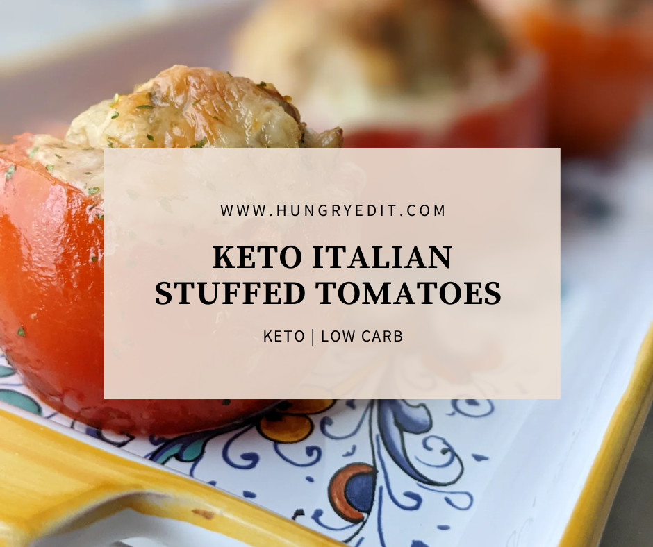 Keto Italian Stuffed Tomatoes 