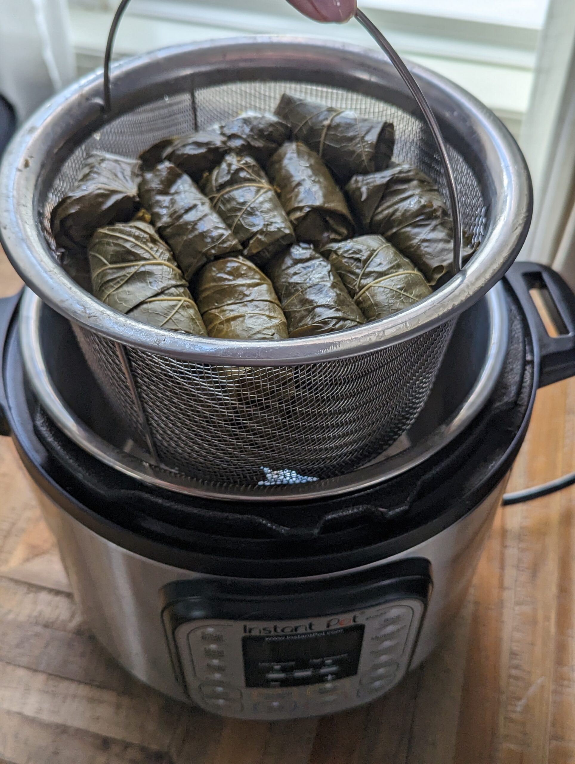 Instant Pot Dolmades Stuffed Grape Leaves 