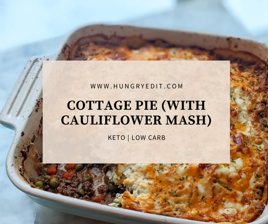 Keto Cottage Pie with Cauliflower Mash