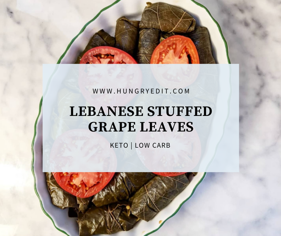 Keto Lebanese Stuffed Grape Leaves Dolma 