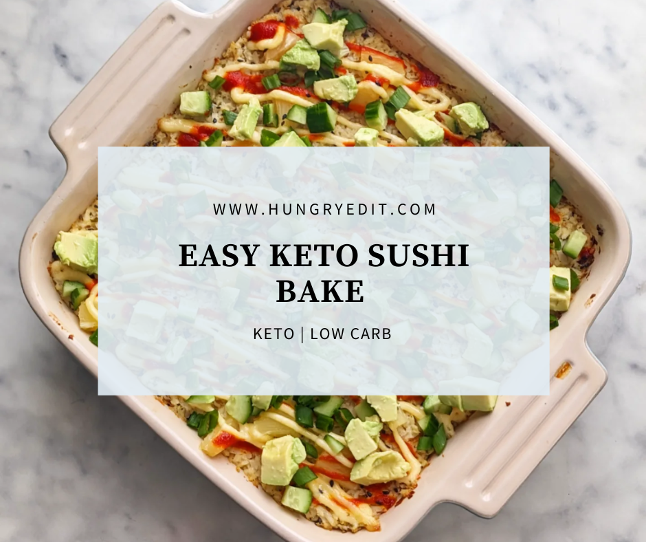 Keto Sushi Bake with Cauliflower Rice 