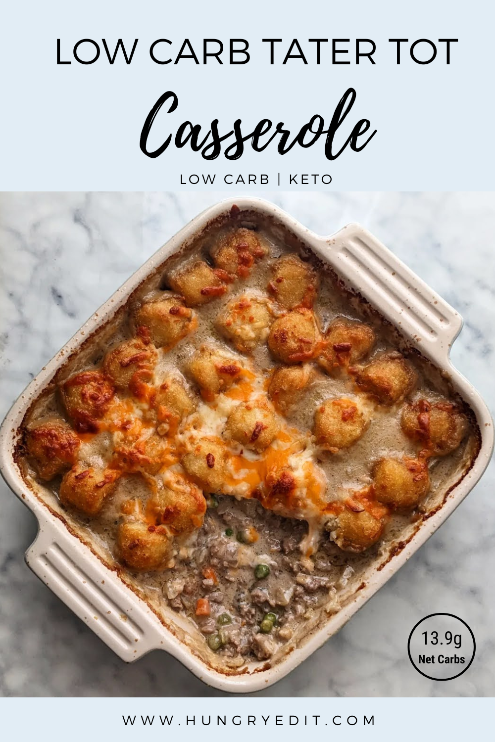 Low Carb Tater Tot Casserole 