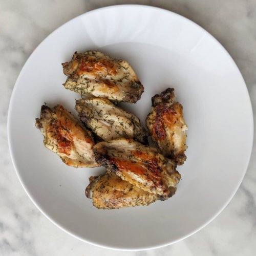 Easy Dill Pickle Chicken Wings (Oven Baked) Keto Dinner Recipe