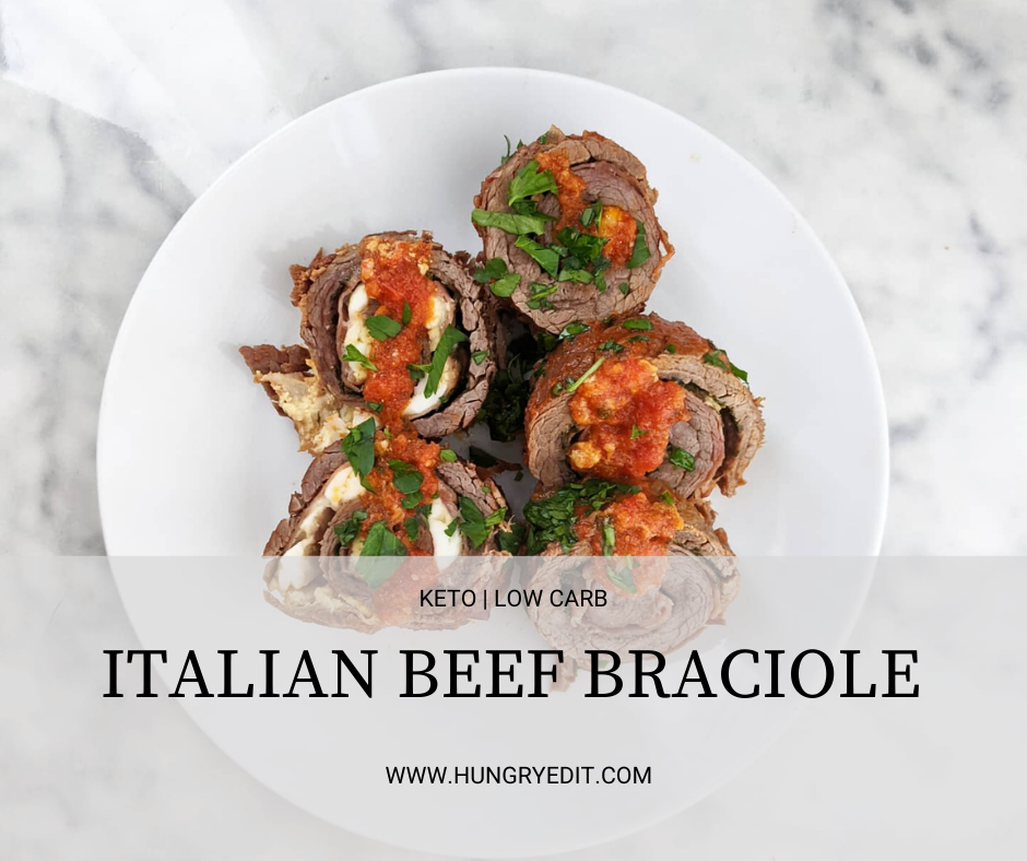 Keto Italian Beef Braciole Instant Pot Method With Prosciutto & Egg!