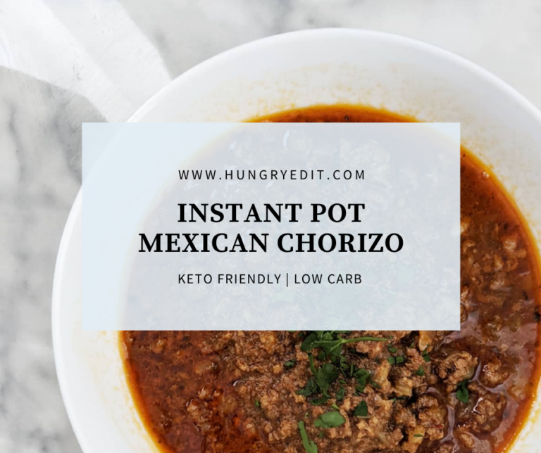 Easy Weeknight Instant Pot Mexican Chorizo Keto Friendly!