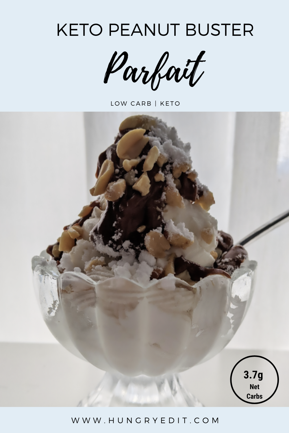 Keto peanut buster parfait