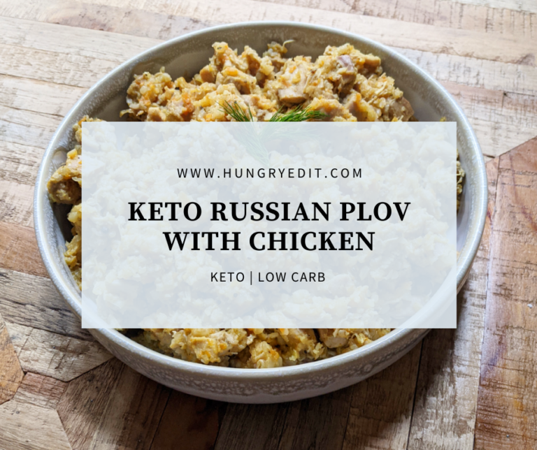 Keto Russian Plov (Chicken & Cauliflower Rice Pilaf)