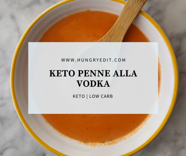 Keto Penne Alla Vodka (Easy 30 Minute Recipe)