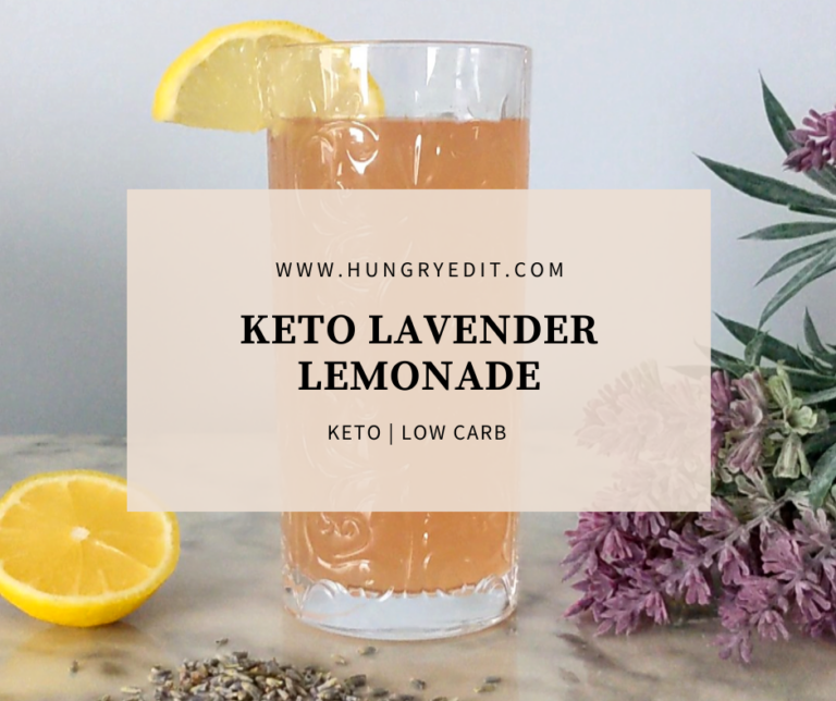 Easy Keto Lavender Lemonade With Keto "Honey"
