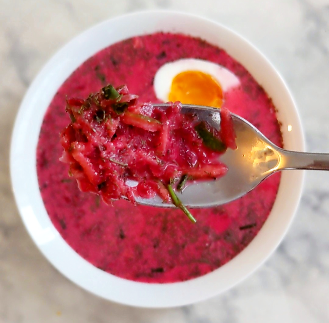 Keto Russian Cold Beet Soup Holodnik