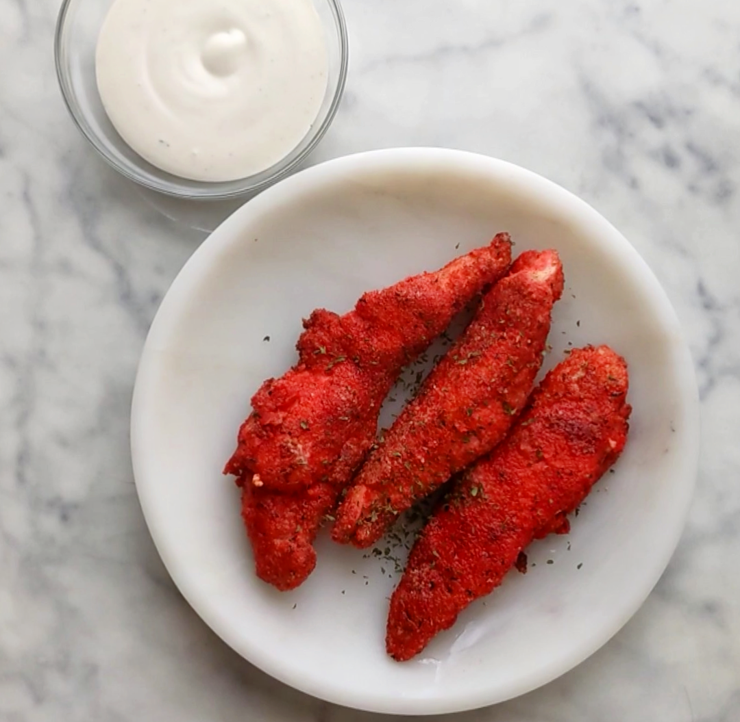 Keto Flamin' Hot Chicken Tenders 5.5g Net Carbs