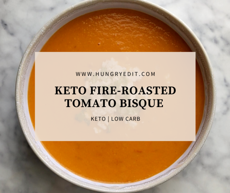 Easy Keto Tomato Bisque (With Feta Cheese) Hungry Edit Fire Roasted