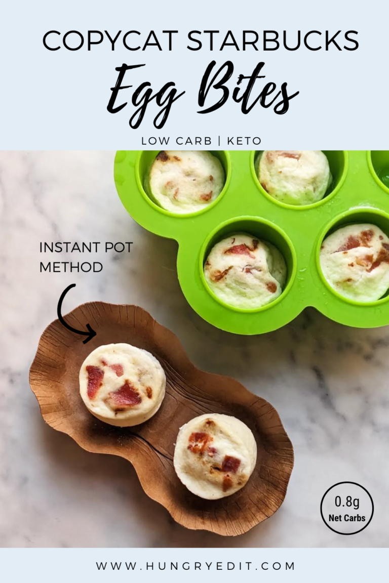 Instant Pot Copycat Starbucks Egg Bites (Bacon & Gruyère) Hungry Edit