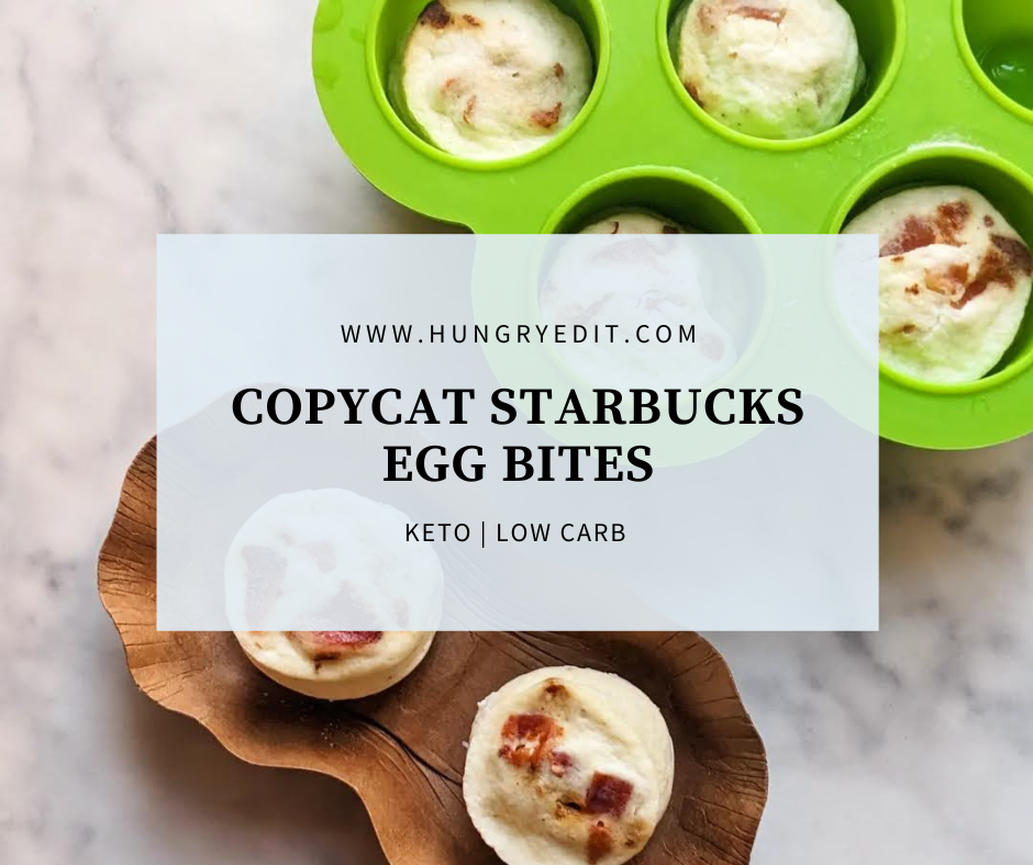 Instant Pot Copycat Starbucks Egg Bites (Bacon & Gruyère) Hungry Edit