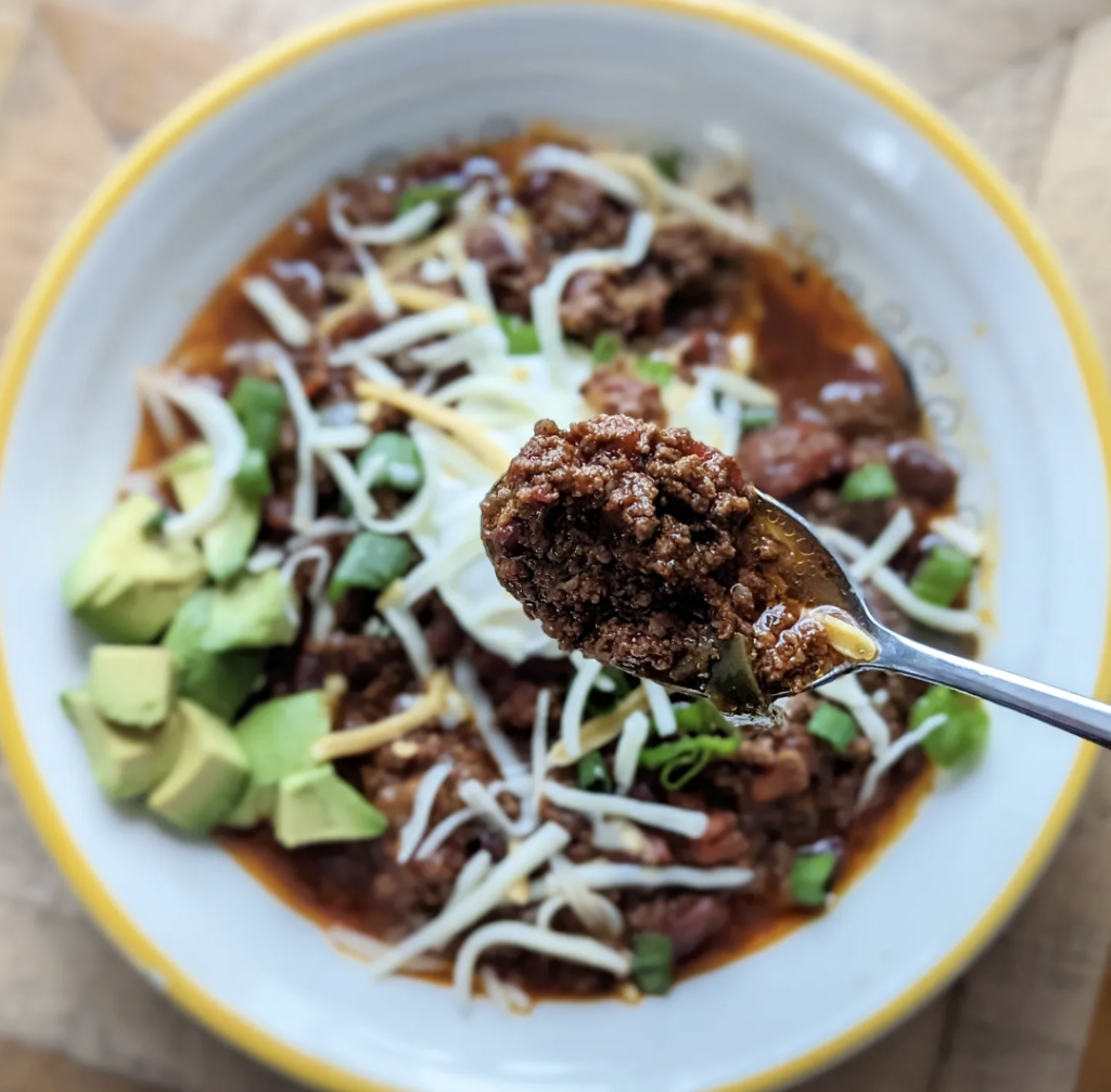 Keto Instant Pot Chili (With KetoFriendly Beans!) Ready in 1 Hour!