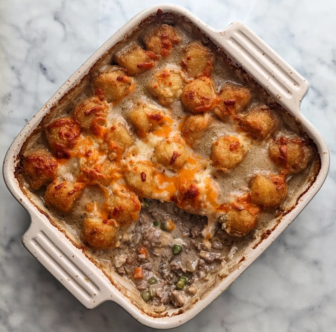Low Carb Tater Tot Casserole