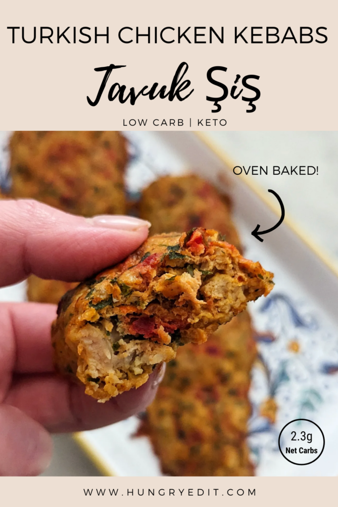 Keto Turkish Chicken Kebabs (Oven Baked) Hungry Edit